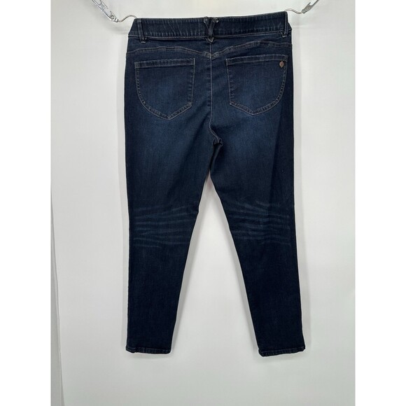 Democracy "Ab"solution Ab Technology Dark Wash tampered  Leg Jeans Womens 12 - Picture 4 of 11